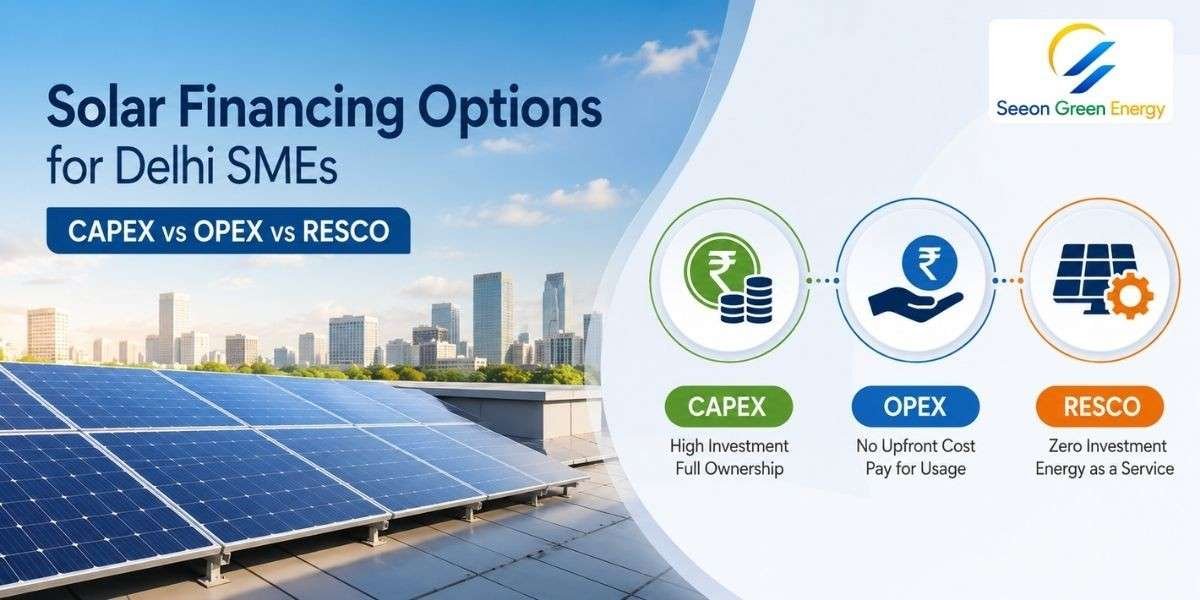 Solar Financing Options for Delhi SMEs: CAPEX vs OPEX vs RESCO