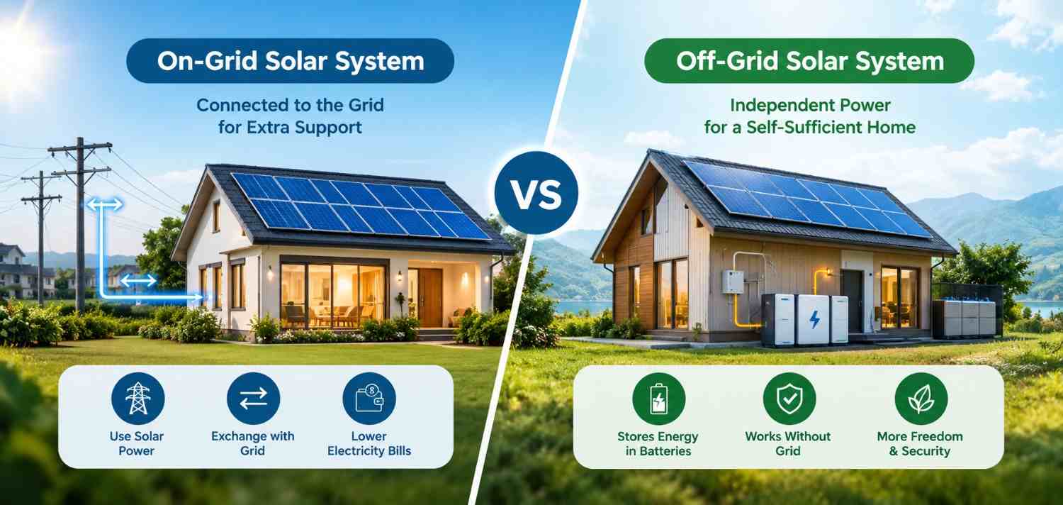 On-Grid vs Off-Grid Solar System: Which Is Better for Your Home?